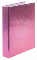 Т120 Х На кольцах А5 Бумвинил Metallic Розовая