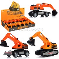 Трактор, эксватор пласт 13 x 5 x 9 см 0401-9