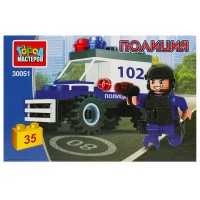 Конструктор  ГОРОД МАСТЕРОВ Полицейская машина 35дет 30051