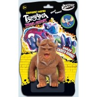 Игрушка Тянучка Монстр 15см коричнев  0630