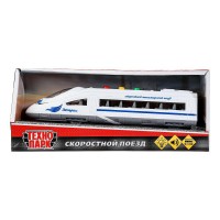 Машина пласт.ТЕХНОПАРК Скоростной поезд 21см све,звук 1630046
