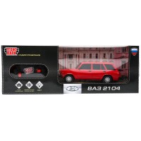 Машина р/у ТЕХНОПАРК Газ -2104 Волга 18см черн свет 2104-18