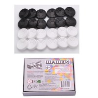 Шашки в коробке классик 07102