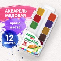 Краски 12цв.акв.Brauberg KIDS медовые