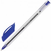 Ручка шар,Brauberg синяя Extra Glide трехгранная 0,5