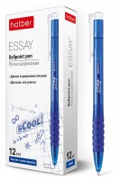 Ручка шар,Hatber авт Essay синяя 0,7мм