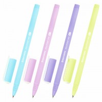 Ручка шар,Brauberg синяя SOFT TOUCH STICK PASTEL 0,7мм