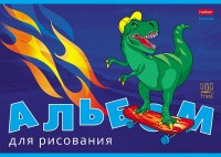 Альбом 16л скрепка Мой друг Дино