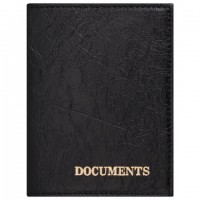 Обложка д\автодок экокожа STAFF Profit DOCUMENTS черный