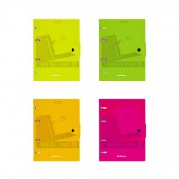 Т80ЕК на кольцах пластик обложка NEON А5