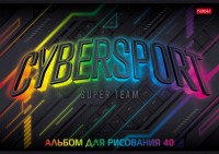 Альбом 40л скрепка Геймеры