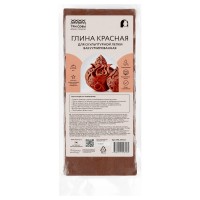 Глина для лепки Три совы 1кг красная вак пакет