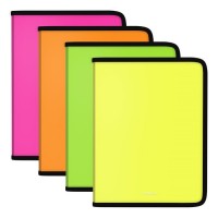 Папка д\тетр. А4 1отд ЕК Matt neon