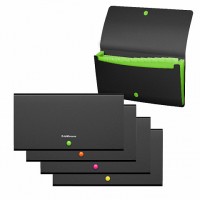 Папка-картотека ЕК MatteAccent 13отд ассорти