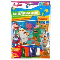 Аппликация из песка МУЛЬТИАРТ 17*23 БУБА неоновая фреска
