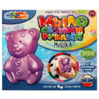 Мыло своими руками МУЛЬТИАРТ Мишка