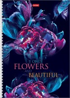 Т96Х А4Beautiful flowers спираль