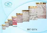 Упаковочный мешочек 14*20 органза с рисунком