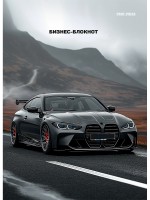 Блокнот А6 скл 80л Бизнес-блокн.АВТО В ГОРАХ Проф