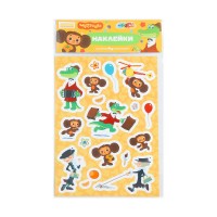 МультиАрт Наклейки 120*180 бумажные Чебурашка
