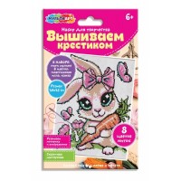 Вышивка крестиком МультиАрт Зайка