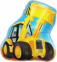 Шар ДБ24/61 Фигура Экскаватор желтый
