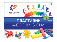 Пластилин  18цв 320гр.Классика Детство Луч20С 1330-08