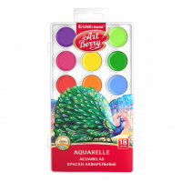 Краски 18цв.акв.Erich Krause мед  Artberry 35114