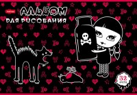 Альбом 32л скрепка Алиса