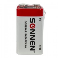 Батарейка 6F22 КРОНА Sonnen