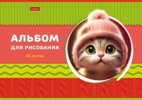Альбом 40л скрепка ЛапУшки в шапочках