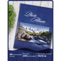 Фотоальбом на 200фото 10*15 Брауберг Горный пейзаж