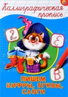 Каллиграфическая прописьА4 Пишем цифры буквы