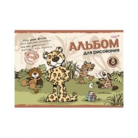Альбом 08л скрепка Тропические друзья NICI