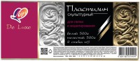 Пластилин  скульптурный 500г белый мягкий Луч