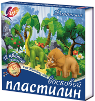 Пластилин  12цв 180гр.Луч Фантазия восковой