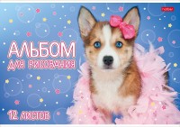 Альбом 12л скрепка Любимые хвостики