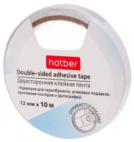 Лента двусторонняя 12*10мм Хатбер