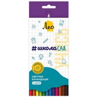 Каранд.12цв. ШколаСад акварельные