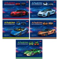 Альбом 24л скрепка Car desingn