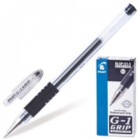 Ручка гел.ПИЛОТ G-1GRIP BLGP-G1-5 с рез черная 0,3мм