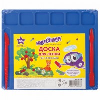 Доска д/лепки пластилина А5+ 2 стека ЮНЛАНДИЯ